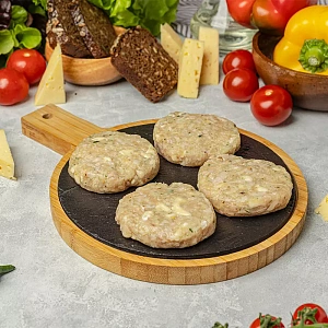 Куриные оладушки с сыром и картофелем
